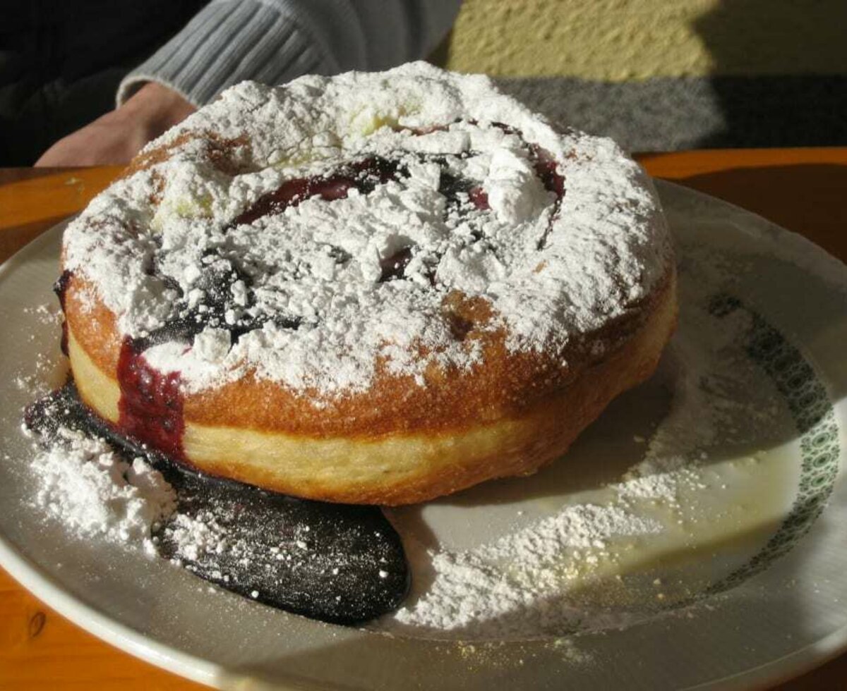 Krapfen mit Marmelade