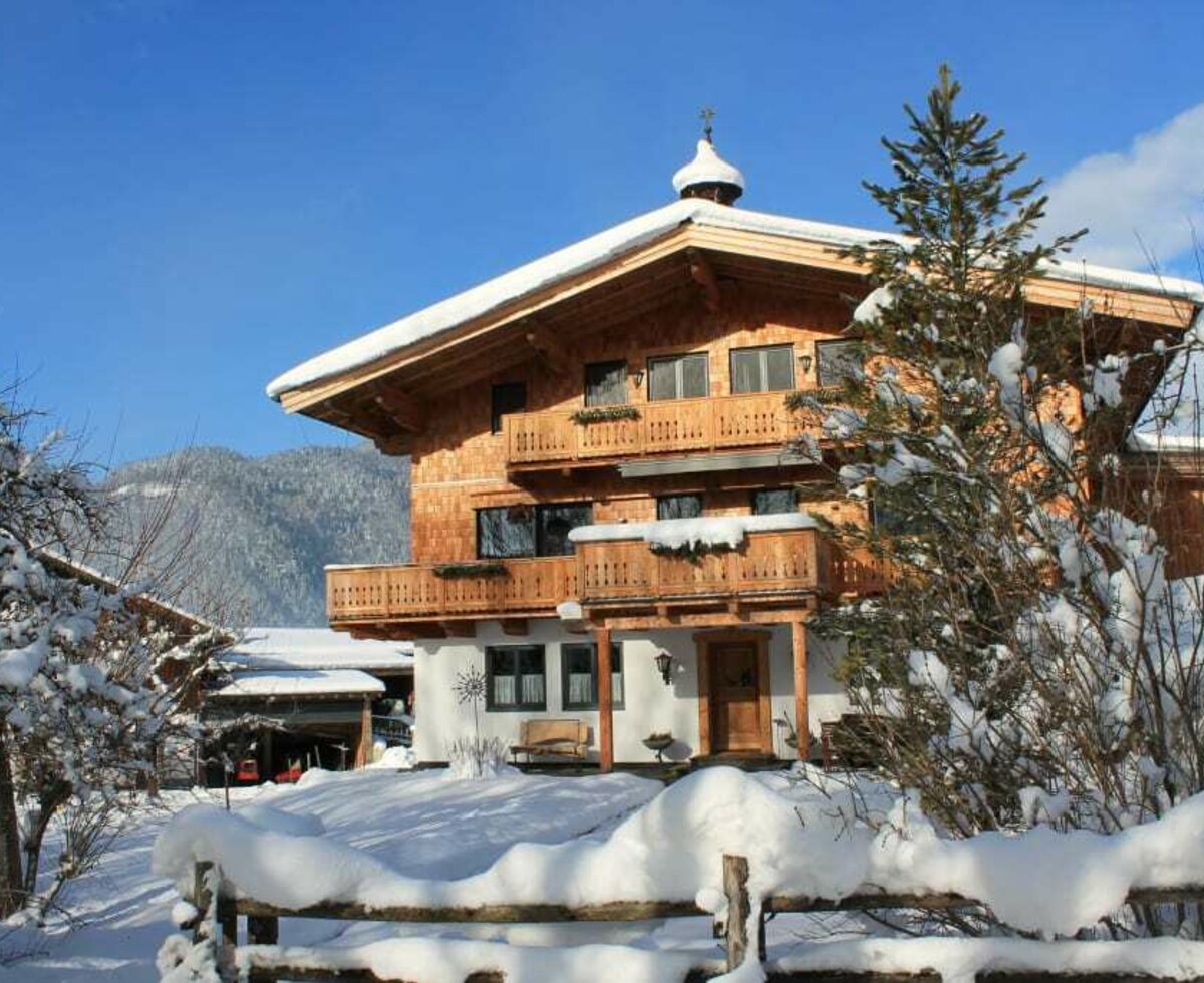 Unser Bauernhaus im Winter