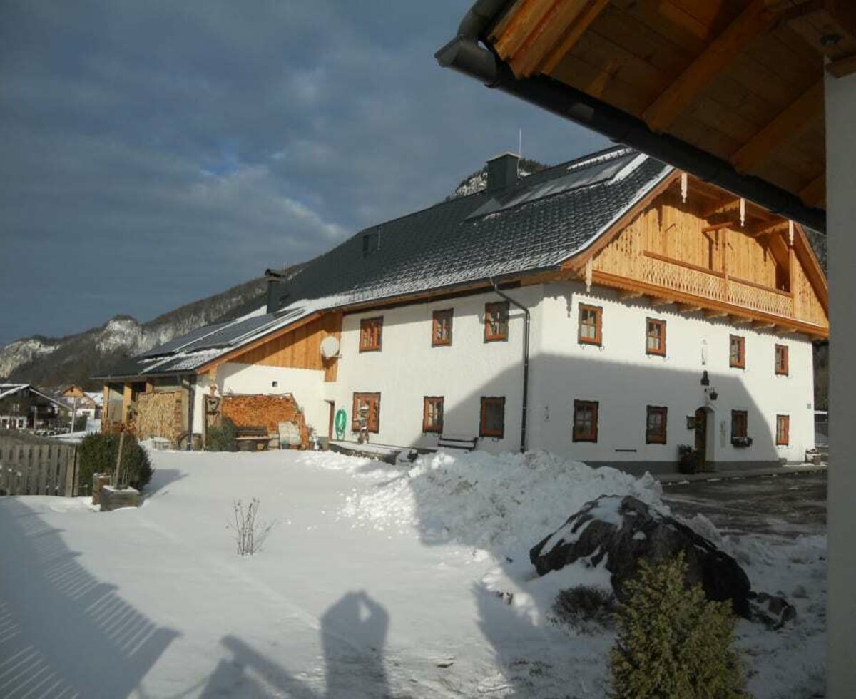 Bauernhaus im Winter