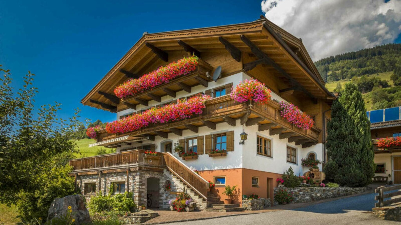 Bauernhaus mit Südhanglage