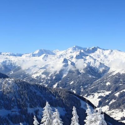 Großarler Bergpanorama im Winter