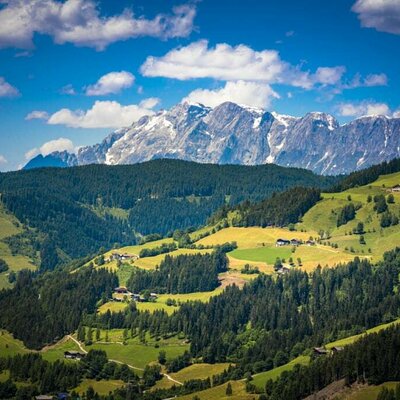 Blick zum Hochkönig