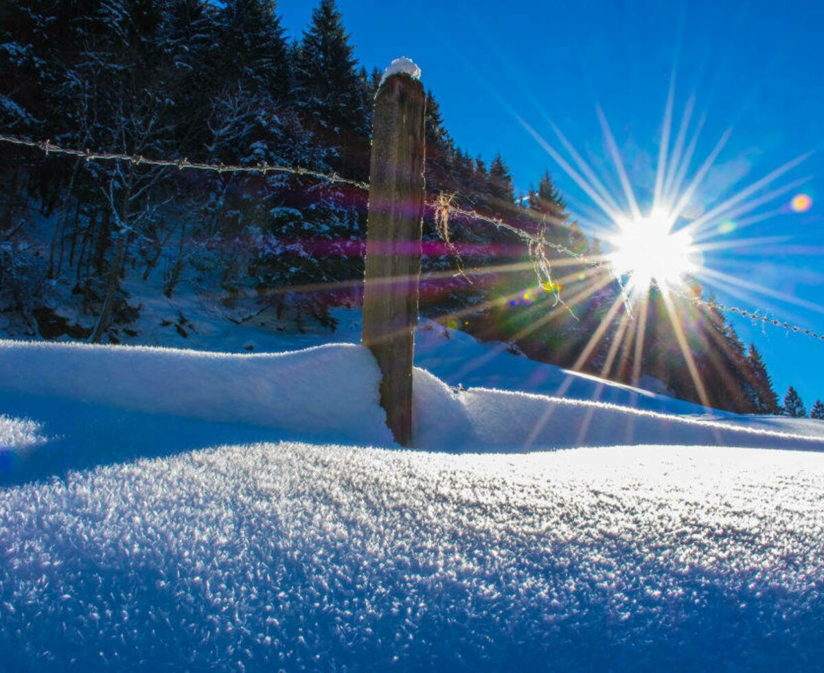 Almhütte Auszeit Winter