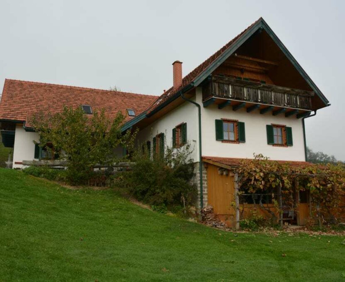 Ferienhaus im Herbst