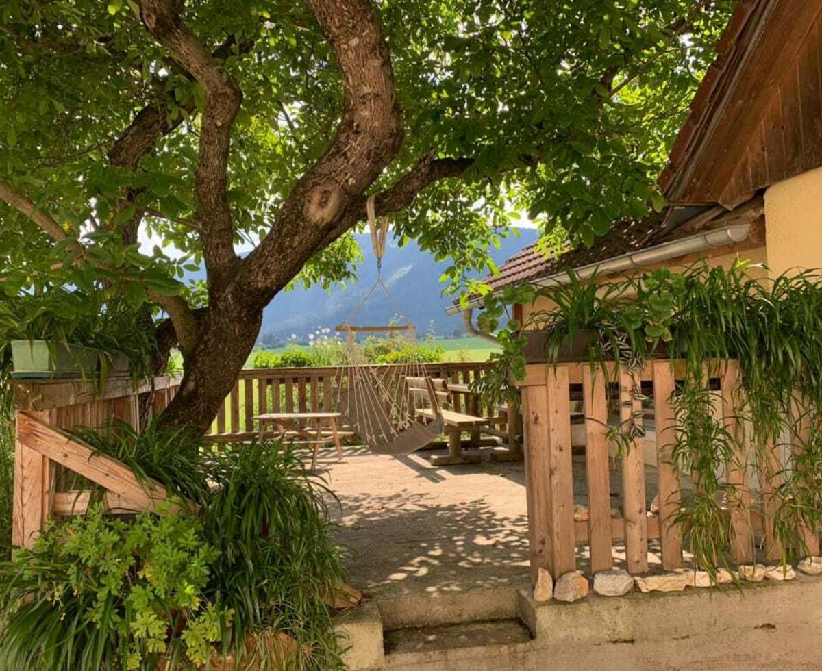 Gemütliche Terrasse im Hofbereich