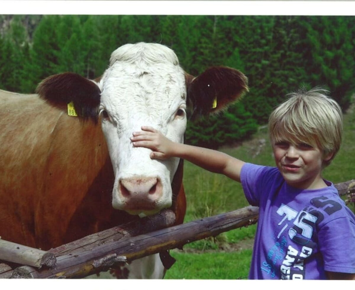 mit der Kuh auf DU