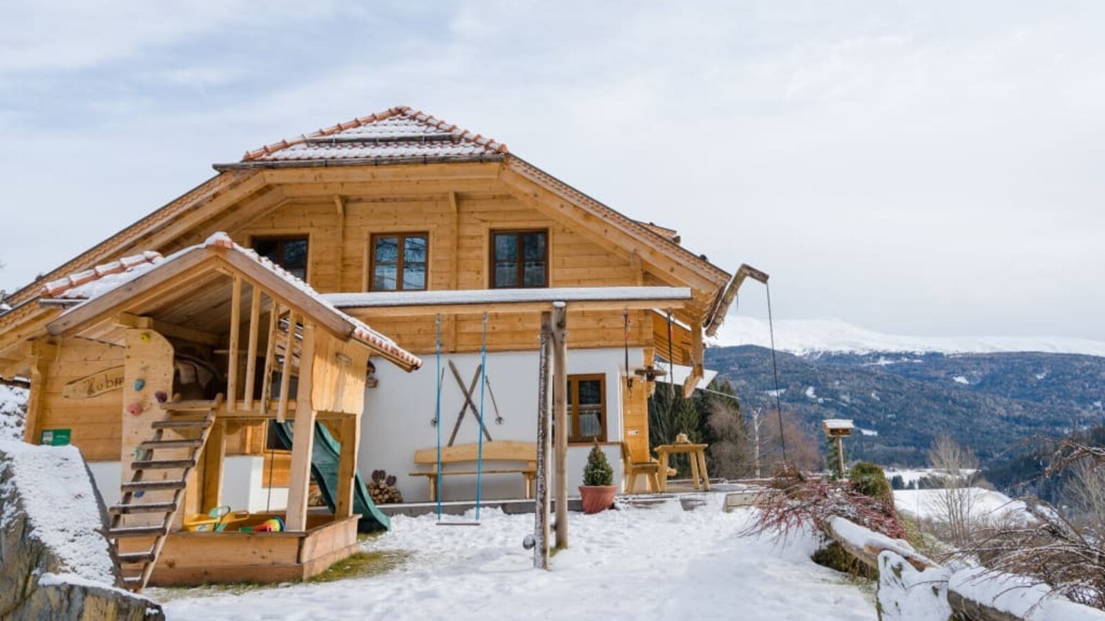 Hubmoarhütte im Winter