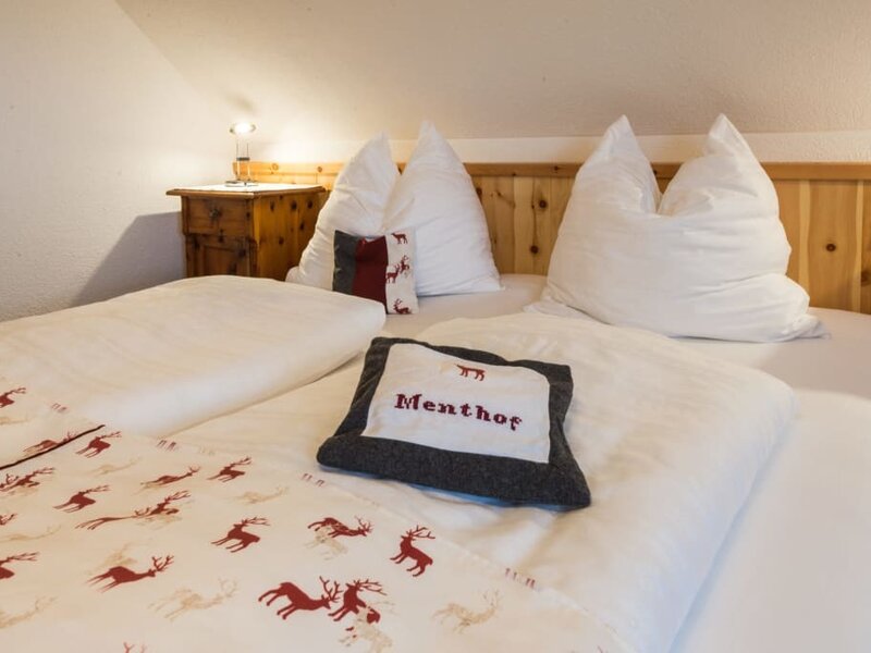 Schlafzimmer roter Hirsch