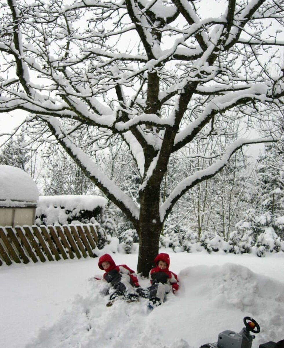 Schneeburg bauen