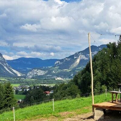 Glamping in den Bergen am Bauernhof