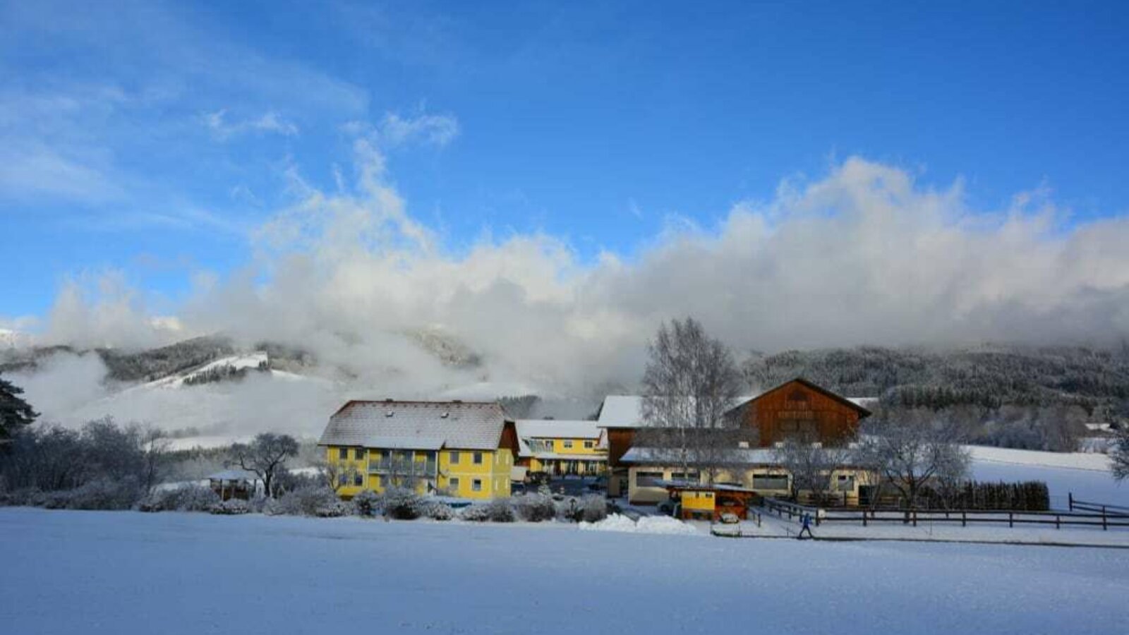 Hacknerhof im Winter