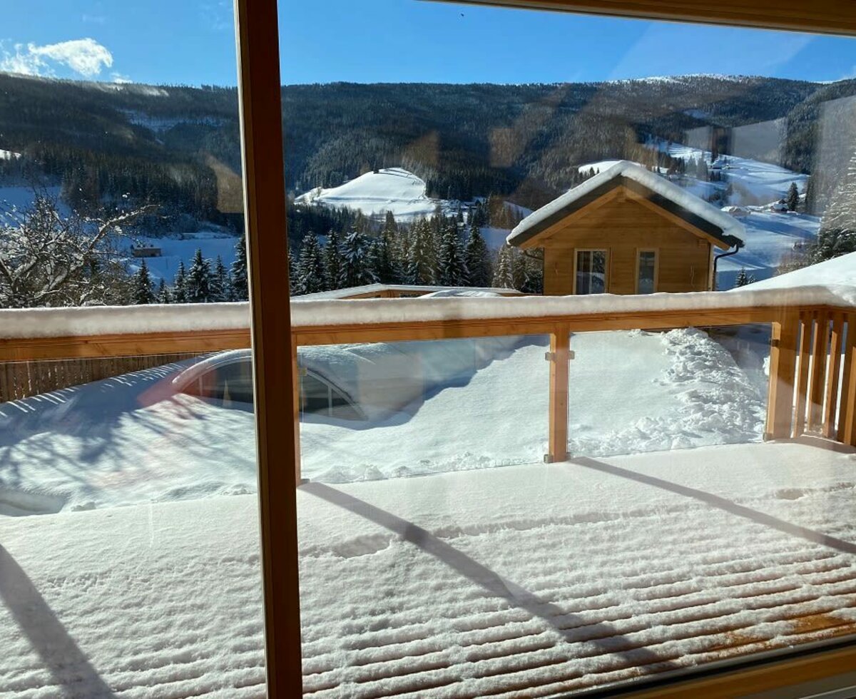 Blick aus dem Chalet