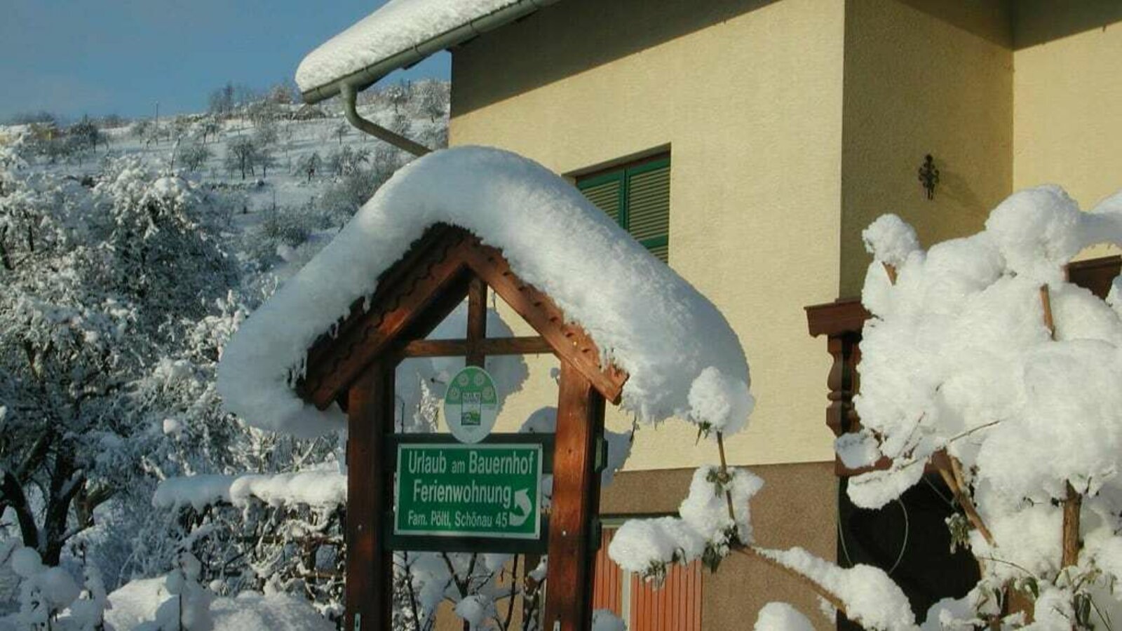 Winter am Naturparkbauernof