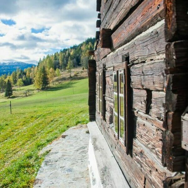 Blick vor die Hütte