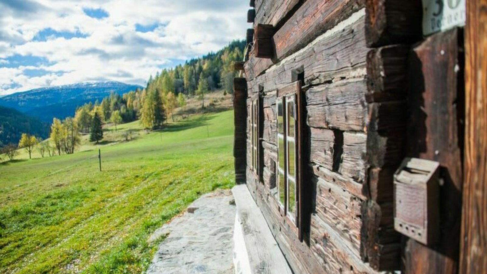 Blick vor die Hütte