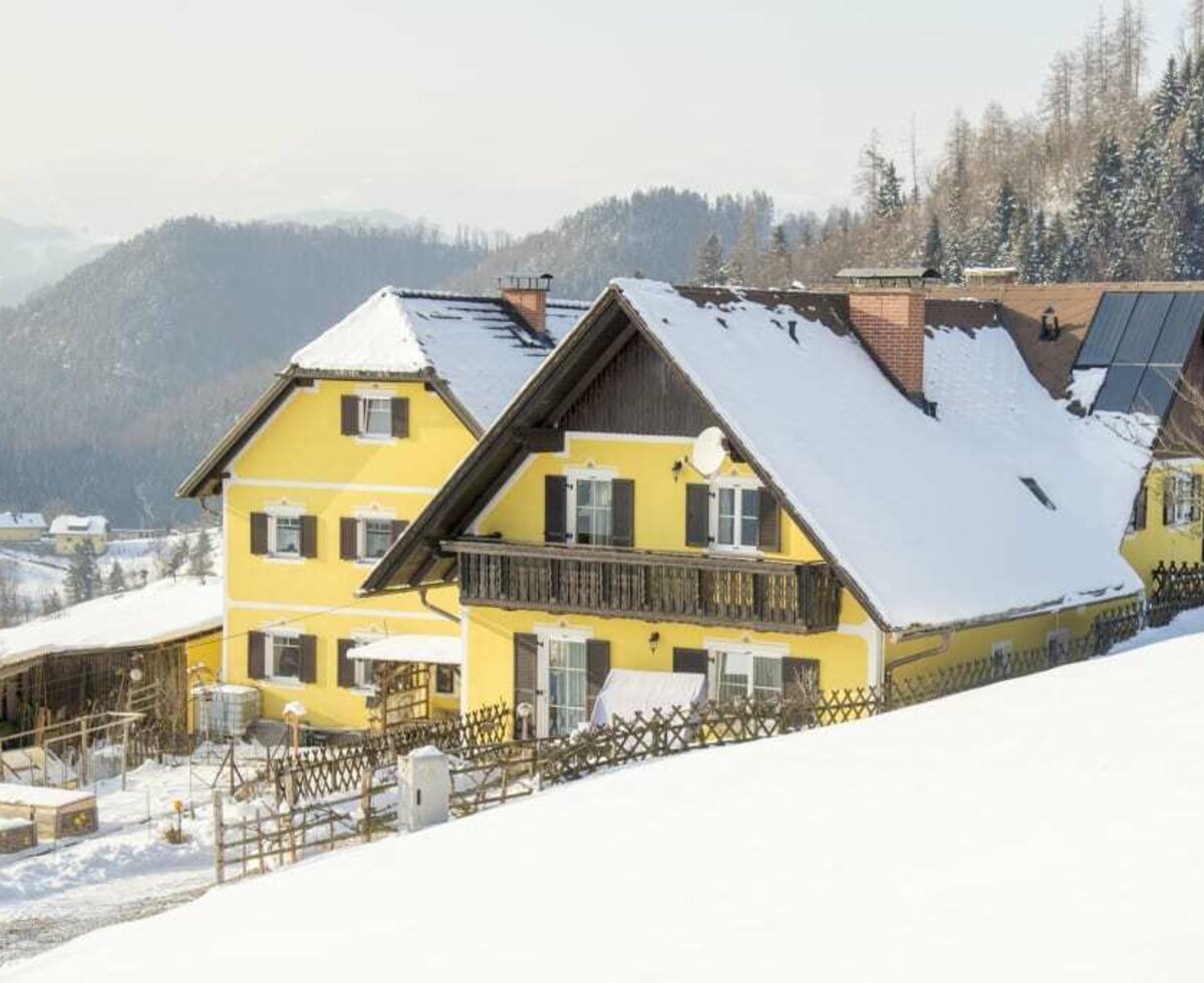 Unser Gästehaus im Winter