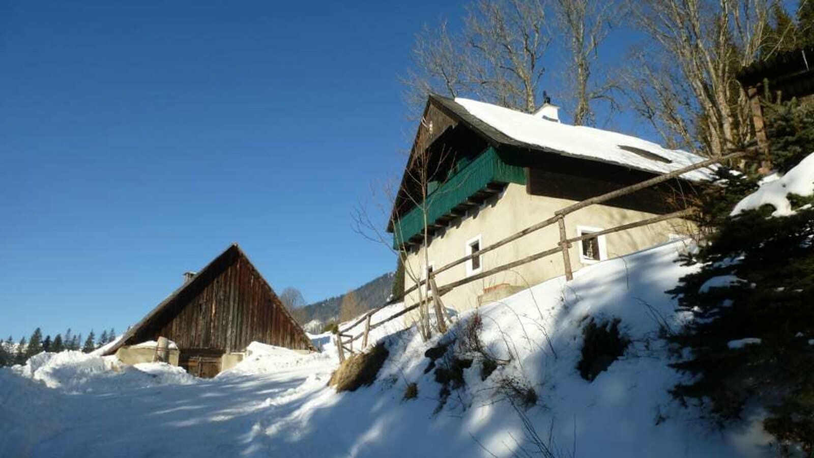 Winterurlaub auf der Alm