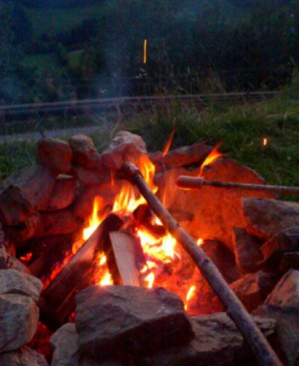 Lagerfeuer Troadkasten & Bergblick Hollnhof