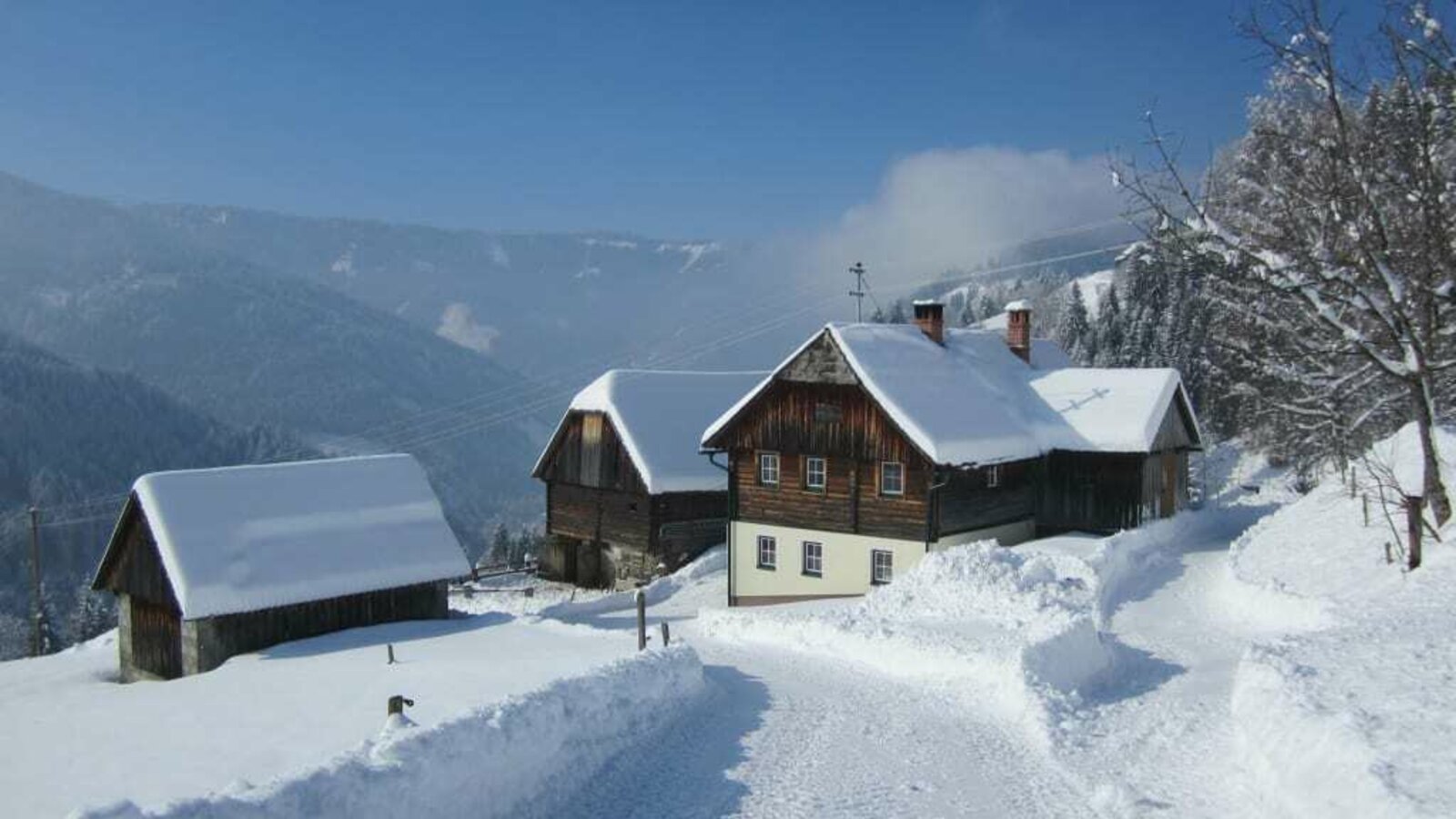 Winterurlaub in der Almhütte