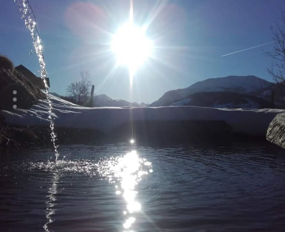 Idyllischer Urlaub in der Almhütte