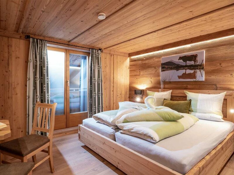 FeWo Alpenrose Schlafzimmer