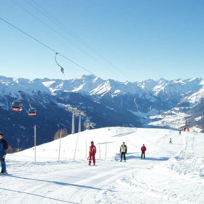 Im Schigebiet Großglockner Resort