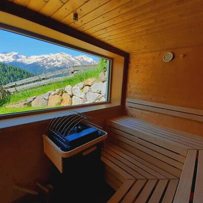 Wellness Sauna der Veitenhof Ötztal Urlaub