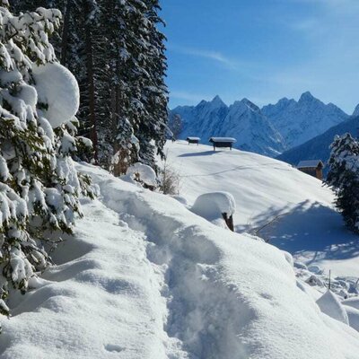 Wandern im Winter, ein Naturerlebnis für Körper, Geist und Seele, Biohof-Inntalblick