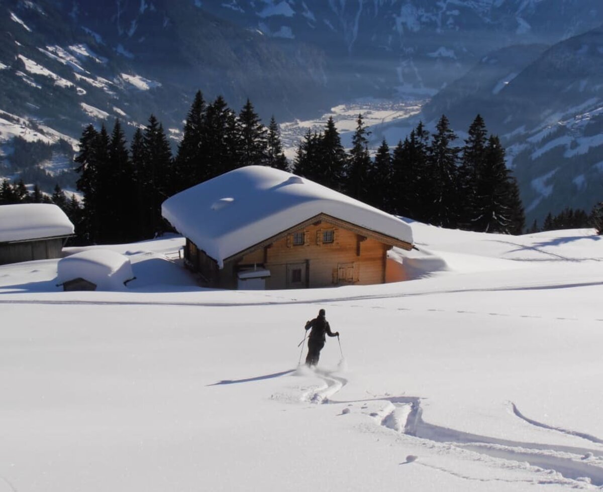 Abfahrt Kristallhütte Zell im Zillertal