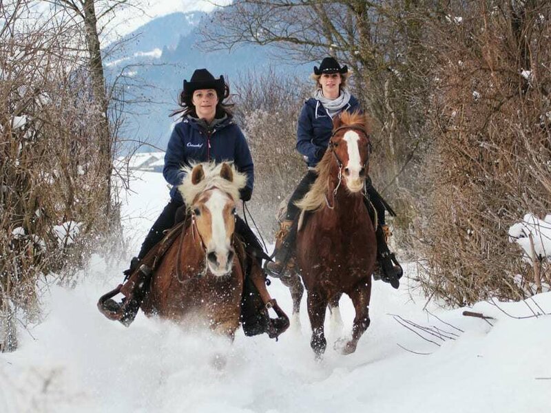 Winterreiten in Prägraten am Großvenediger