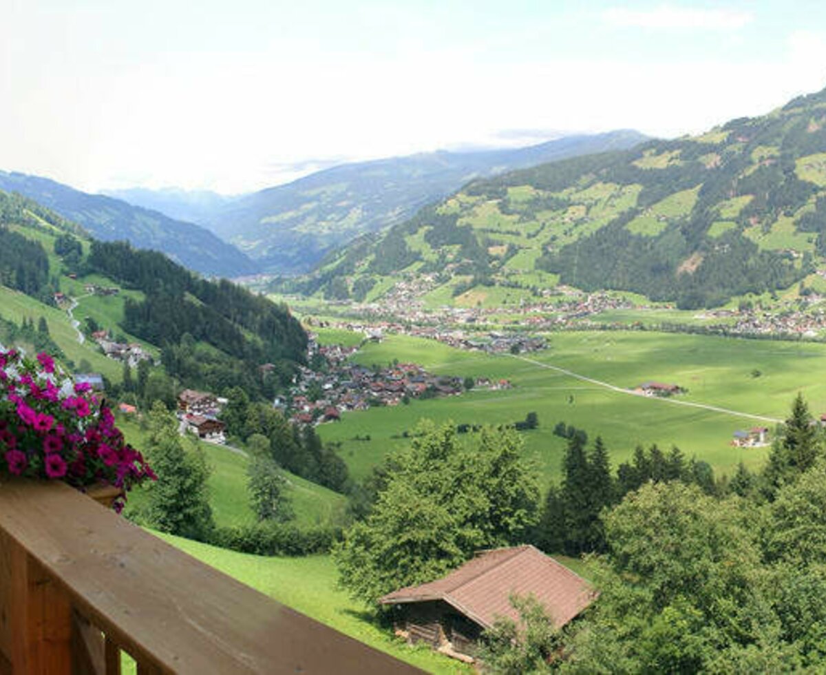 Ausblick vom Balkon