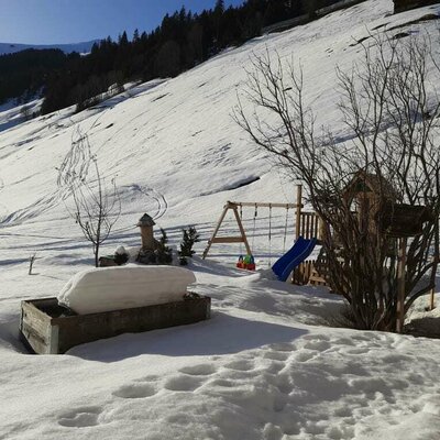 Garten im Winter