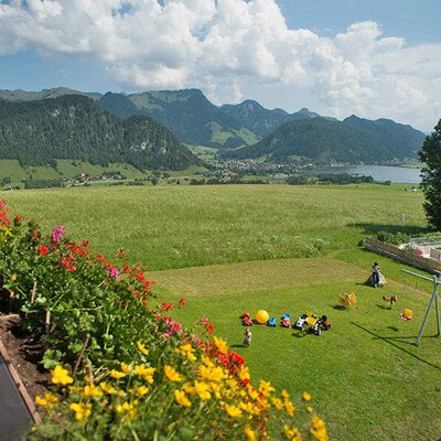 Aussicht vom Balkon