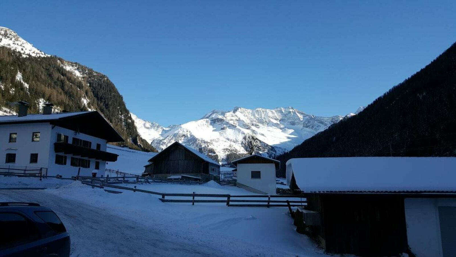 Blick auf die Zillertaler Alpen