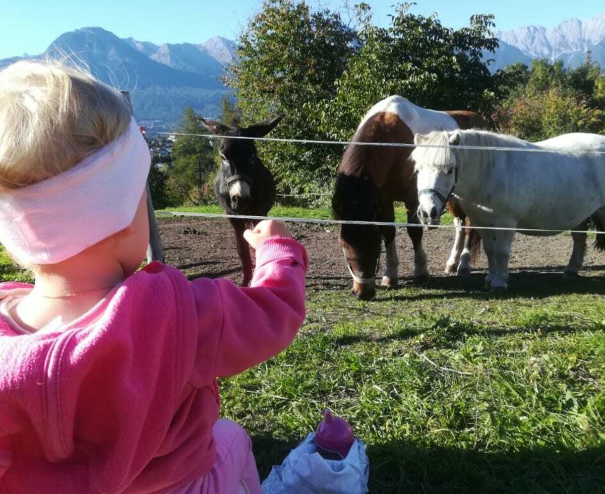 Kinder, Tiere, Bauernhof