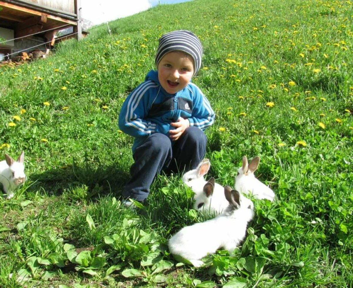 Lukas mit den Hasen