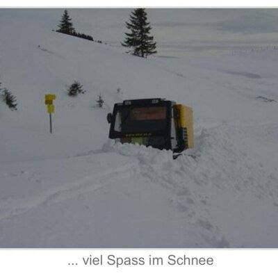 Spaß im Schnee