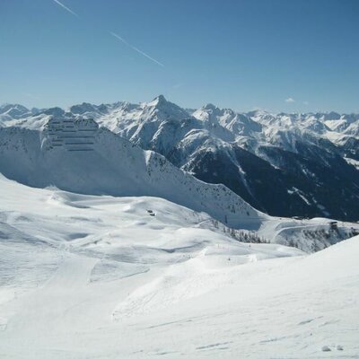 Aussicht vom Schigebiet Glockner Ressort