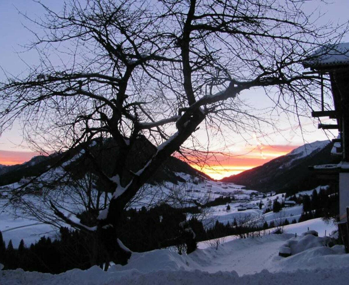 Sonnenaufgang mit Blick nach Kartitsch