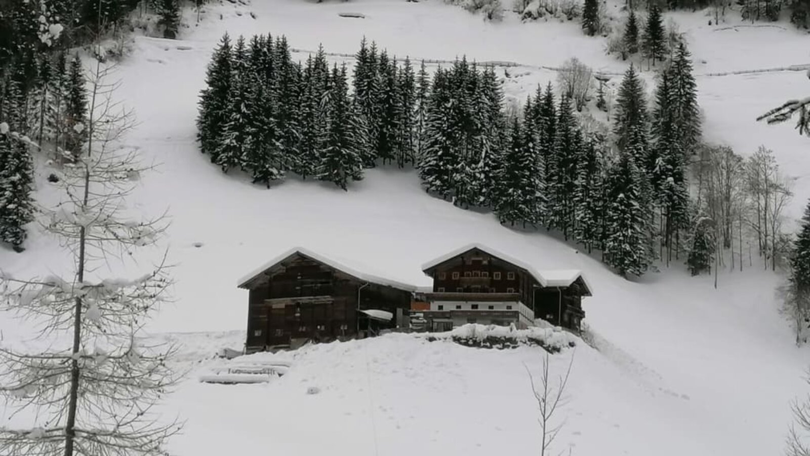 Unser Hof im Winter