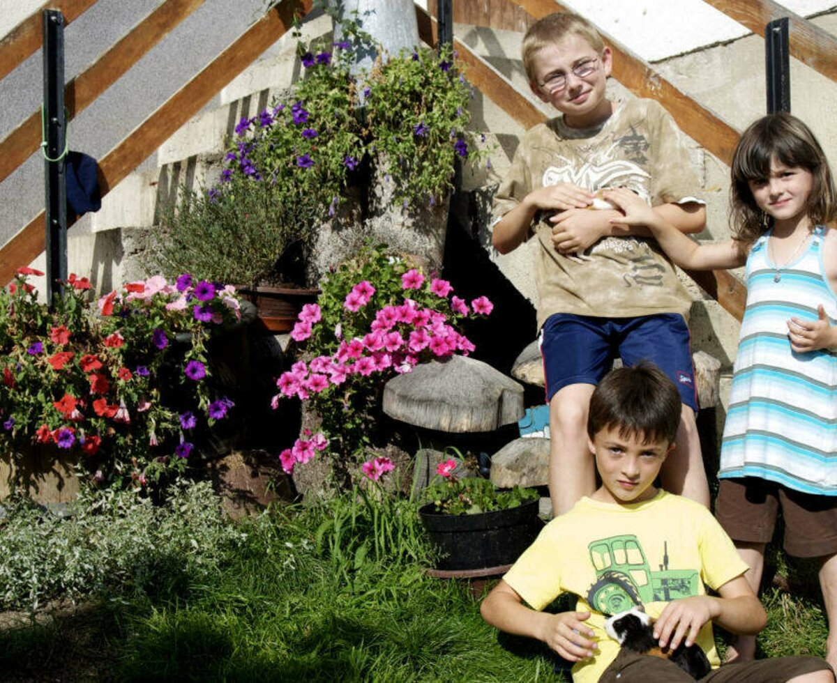 Kinder am Blumenberg