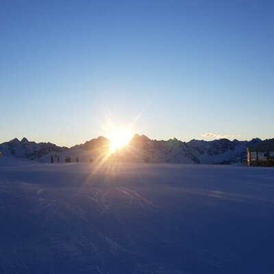 Sonnenaufgang am Schönjoch