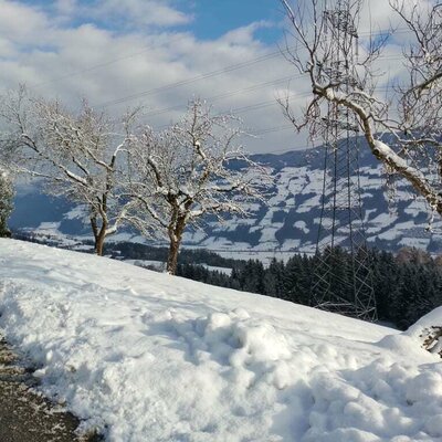 Winterlandschaft am Hof