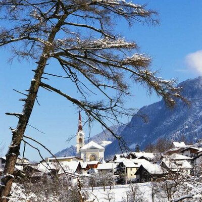 Roppen Kirche Winter