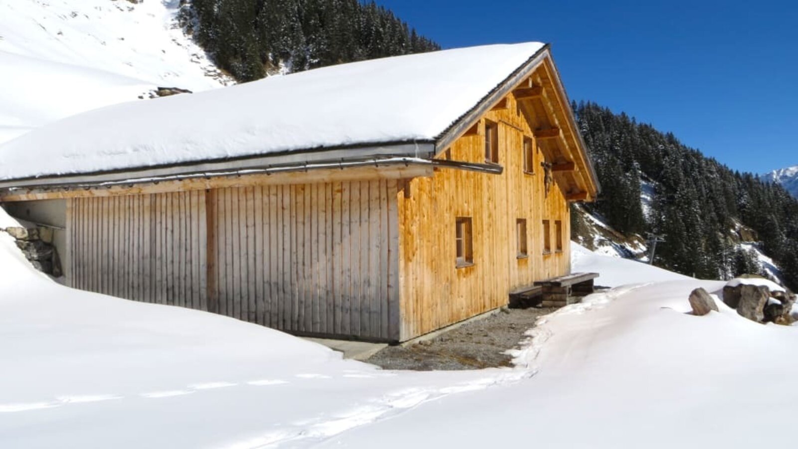 Alpe Fatnella im Winter