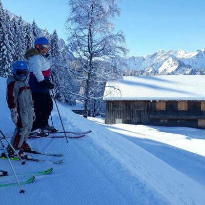 Wunderbarer Schitag - Talabfahrt - Alpe Mösle