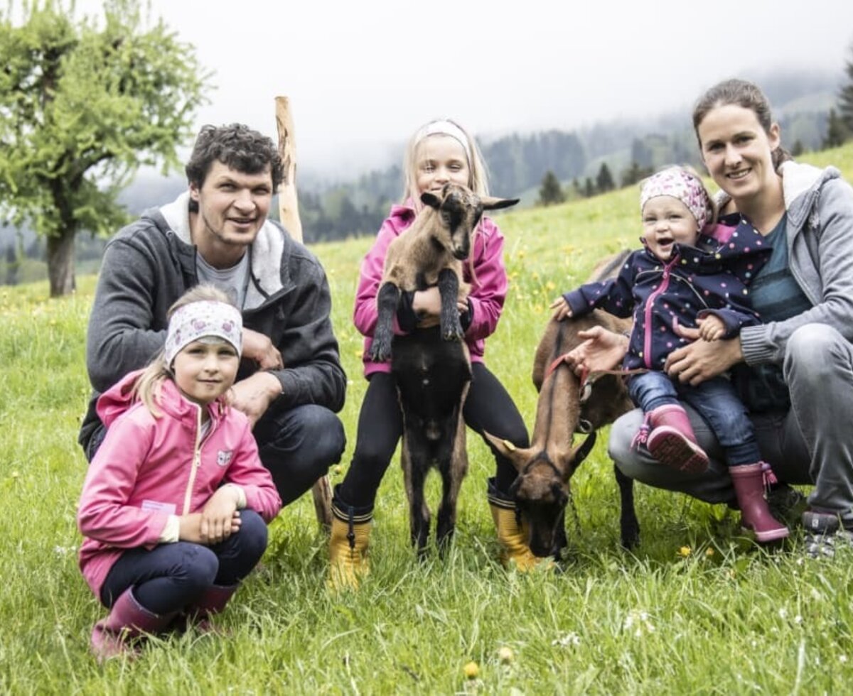 Familie Schneider, Egg im Bregenzerwald, Urlaub am Bauernhof