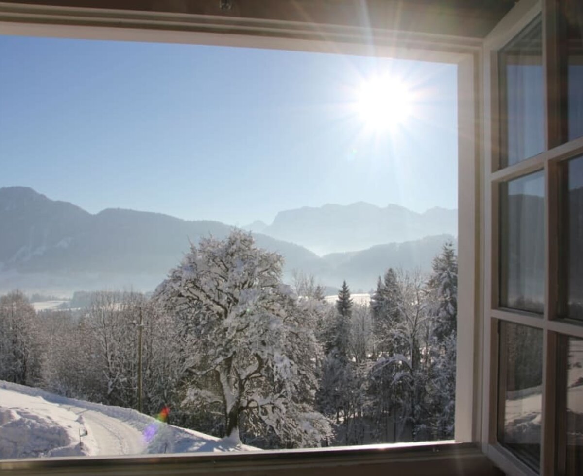 Ausblick: Morgensonne und Bödeleblick