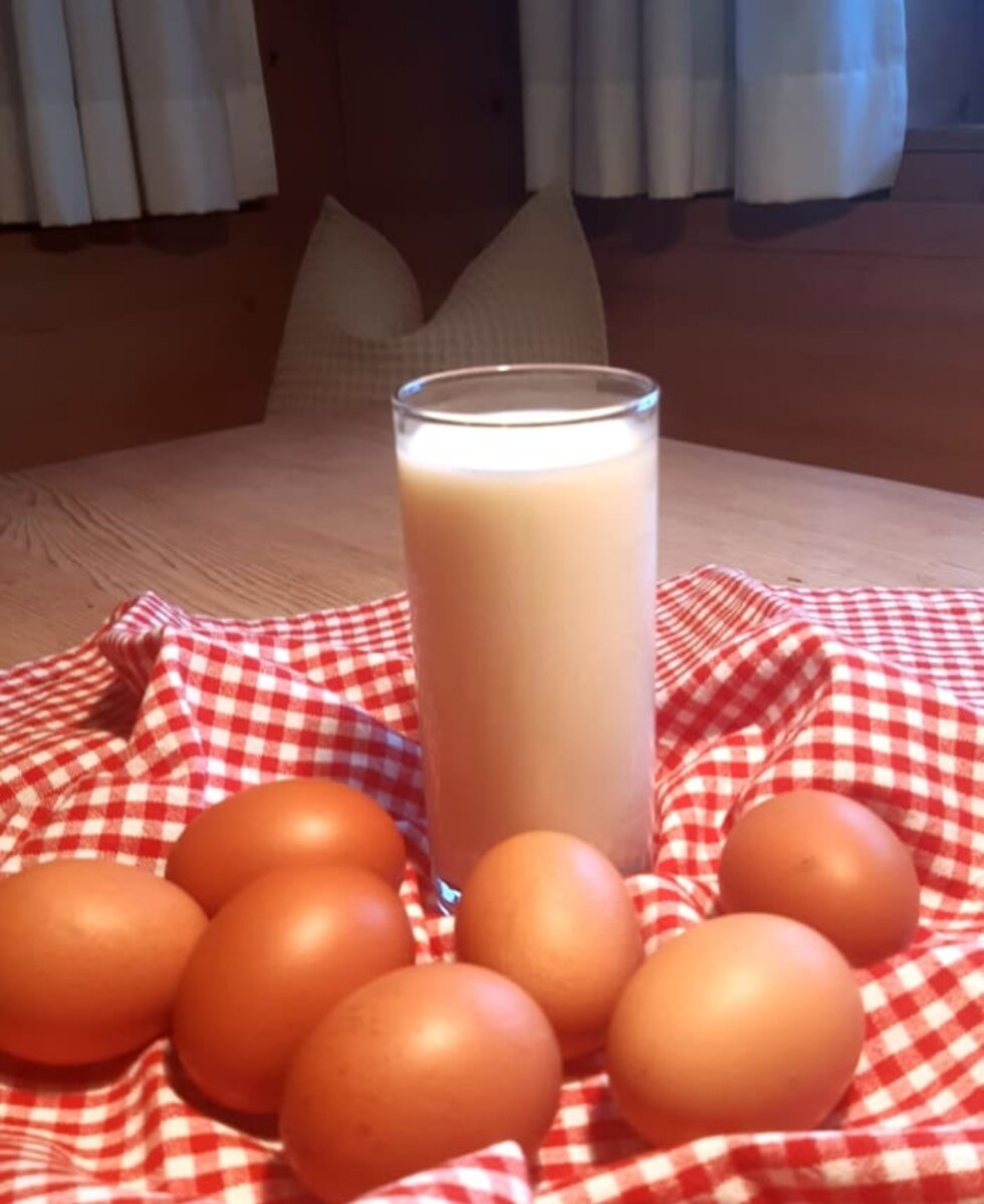 Bio Eier und Bio Kuhmilch