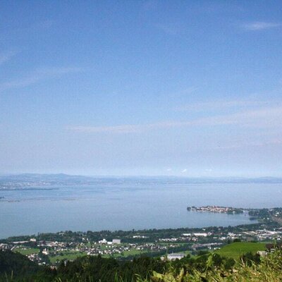 Vom Aussichtspunkt - Blick auf den Bodensee